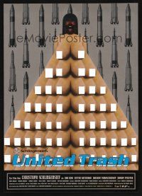9m973 UNITED TRASH Japanese 7.25x10.25 '96 Schlingensief, Udo Kier, wild image of many breasts!