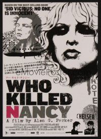 9m983 WHO KILLED NANCY Japanese 7.25x10.25 '09 Alan G. Parker, punk Sid Vicious & Nancy Spungen!