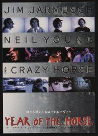 9m994 YEAR OF THE HORSE Japanese 7.25x10.25 '97 Neil Young, Jim Jarmusch, rock & roll, crank it up!