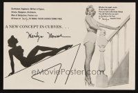 9m012 MARILYN MONROE drawing aid '56 sexy draftsman or architect drawing aid template!