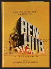 9m038 BEN-HUR hardcover book '60 Charlton Heston, William Wyler classic religious epic!