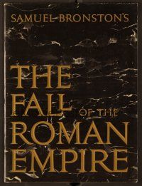9m072 FALL OF THE ROMAN EMPIRE program '64 Anthony Mann, Sophia Loren & many images of top cast!