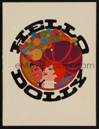 9m083 HELLO DOLLY program '70 art of Barbra Streisand & Walter Matthau by Richard Amsel!