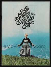 9m109 SOUND OF MUSIC program '65 classic musical, wonderful images of Julie Andrews & top cast!