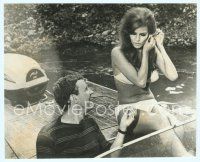 9m135 FATHOM 9x11 still '67 great image of sexy Raquel Welch in bikini on boat!