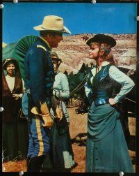 9m206 HALLELUJAH TRAIL 2 color 11.25x14 stills '65 Burt Lancaster & sexy Lee Remick in cowboy action