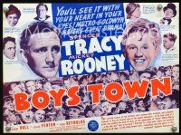 9m219 BOYS TOWN herald '38 Spencer Tracy as Father Flannagan with Mickey Rooney!