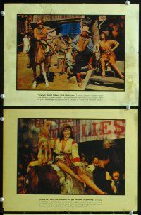 9m195 NORTH WEST MOUNTED POLICE 6 color 9.25x12 stills '40 Cecil B. DeMille, Gary Cooper, Carroll!