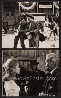 9p833 CAT BALLOU 2 8x10 stills '65 sexy cowgirl Jane Fonda, Lee Marvin, Nat King Cole!