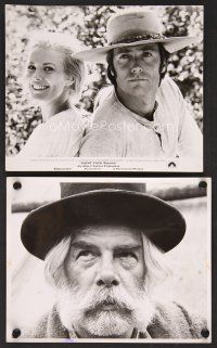 9p926 PAINT YOUR WAGON 2 8x10 stills '69 Clint Eastwood, Lee Marvin & pretty Jean Seberg!