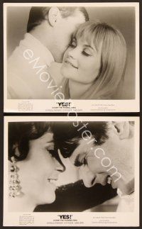 9p998 YES 2 8x10 stills '68 Joe Sarno directed, adult film from Sweden!