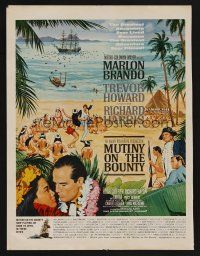 9p117 MUTINY ON THE BOUNTY magazine ad '62 Marlon Brando with Tarita, Trevor Howard!
