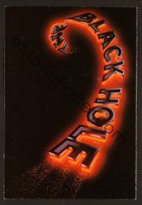 9p145 BLACK HOLE promo brochure '79 Disney sci-fi, Perkins, Robert Forster & Yvette Mimieux!
