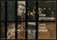 9p220 PRISONER TV promo brochure '67 Patrick McGoohan, George Markstein, Angelo Muscat!