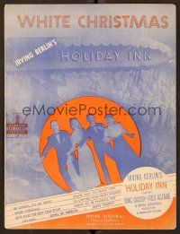 9p355 HOLIDAY INN sheet music '42 Fred Astaire, Crosby, Reynolds, Irving Berlin, White Christmas!