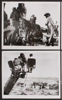 9p647 BALLAD OF CABLE HOGUE 4 8x10 stills '70 great candids of director Sam Peckinpah!