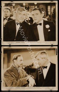 9p769 DOUBTING THOMAS 3 8x10 stills '35 Will Rogers pretends to like the stage, Billie Burke!