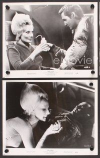 9p794 QUEEN OF BLOOD 3 8x10 stills '66 Dennis Hopper, Florence Marly as female monster!