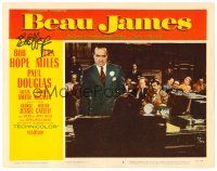9r041 BEAU JAMES signed LC #8 '57 by Bob Hope, great image as New York City Mayor Jimmy Walker!