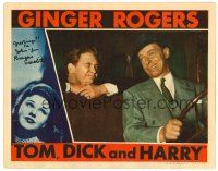 9r069 TOM, DICK & HARRY signed LC '41 by Burgess Meredith, who's winking at George Murphy in car!