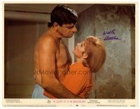 9r063 SECRET LIFE OF AN AMERICAN WIFE signed LC #5 '68 by Walter Matthau, who's w/ Angie Dickinson!