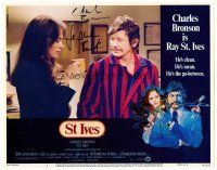 9r067 ST. IVES signed LC #1 '76 by BOTH Charles Bronson AND sexy Jacqueline Bisset!