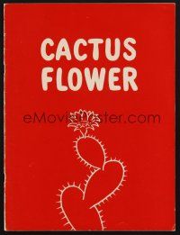 9r006 CACTUS FLOWER signed program '65 by BOTH Lauren Bacall AND Barry Nelson!