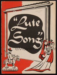 9r013 LUTE SONG signed program '47 by Yul Brynner & 17 other cast and crew members!