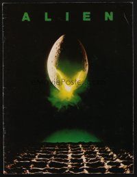 9r003 ALIEN signed program '79 by BOTH Dan O'Bannon AND Ron Cobb, who did the special effects!