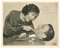 9r180 GRACIE ALLEN signed deluxe 8x10 still '30s with George Burns & she signed for both of them!