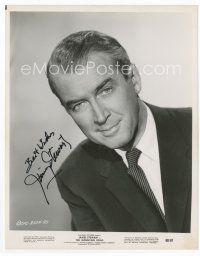 9r187 JAMES STEWART signed 8x10 still '60 head & shoulders portrait from The Mountain Road!