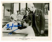 9r207 LLOYD NOLAN signed 8x10 still '58 consoling Hope Lange from Peyton Place!