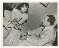 9r208 LUISE RAINER signed candid 8x10 still '37 eating ice cream with Frank Borzage making Big City