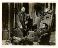9r237 ROBERT YOUNG signed 8x10 still '44 with William Gargan from Canterville Ghost!