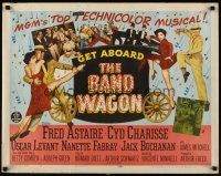 9s380 BAND WAGON style B 1/2sh '53 different images of Fred Astaire & sexy Cyd Charisse dancing!