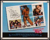 9s405 BLAME IT ON RIO 1/2sh '84 Demi Moore, Michael Caine, super sexy postcard image!