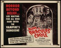 9s407 BLOOD OF DRACULA'S CASTLE 1/2sh '69 Al Adamson directed vampire horror, John Carradine!