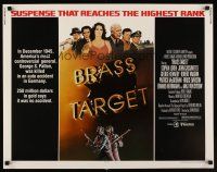 9s411 BRASS TARGET 1/2sh '78 Sophia Loren, George Kennedy & Max Von Sydow search for Nazi gold!