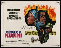 9s429 COUNTDOWN AT KUSINI 1/2sh '76 a dynamite story of African revolution, C.W. Taylor fiery art!