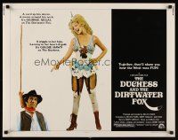 9s450 DUCHESS & THE DIRTWATER FOX 1/2sh '76 sexy Goldie Hawn & George Segal hanging from noose!