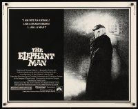9s457 ELEPHANT MAN 1/2sh '80 John Hurt is not an animal, Anthony Hopkins, directed by David Lynch!