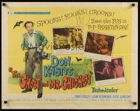 9s490 GHOST & MR. CHICKEN 1/2sh '66 scared Don Knotts fighting spooks, kooks, and crooks!