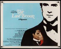 9s577 LAST TYCOON 1/2sh '76 Robert De Niro, Jeanne Moreau, directed by Elia Kazan!