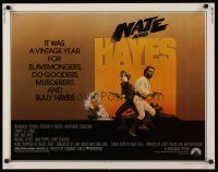 9s634 NATE & HAYES 1/2sh '83 Tommy Lee Jones, Michael O'Keefe, Max Phipps
