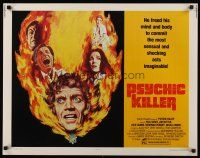 9s692 PSYCHIC KILLER 1/2sh '75 he freed his mind & body to commit the most sensual & shocking acts!
