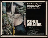 9s720 ROAD GAMES 1/2sh '81 the killer is playing the deadliest game of all, sexy horror art!