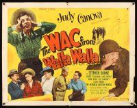 9s788 WAC FROM WALLA WALLA style B 1/2sh '52 images of wacky Judy Canova, Queen of the Cowgirls!