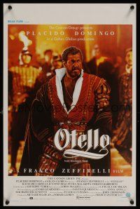 9t671 OTHELLO Belgian '86 Placido Domingo, Shakespeare, cool image!