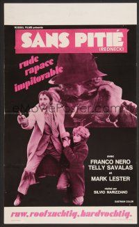 9t687 REDNECK Belgian '73 Senza Ragione, Franco Nero, Telly Savalas, Mark Lester!
