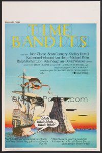 9t760 TIME BANDITS Belgian '81 John Cleese, Sean Connery, art by director Terry Gilliam!